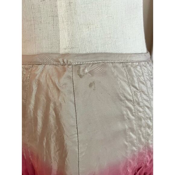 Jones New York Womens Vintage Y2K Silk High Waisted Pleated A-line Skirt Size 6 - Picture 4 of 10